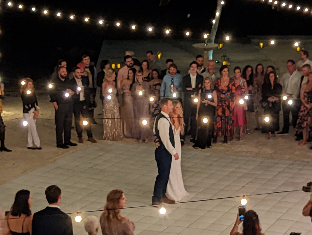 Wedding couple dance